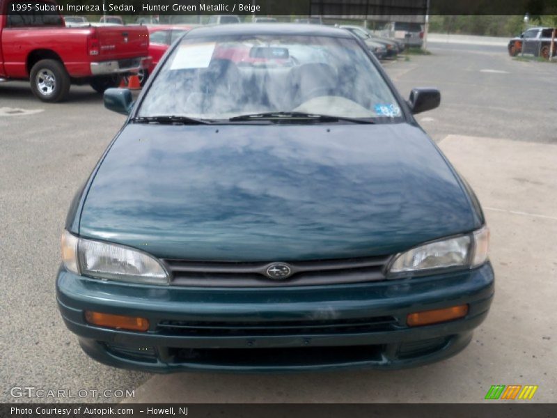 Hunter Green Metallic / Beige 1995 Subaru Impreza L Sedan