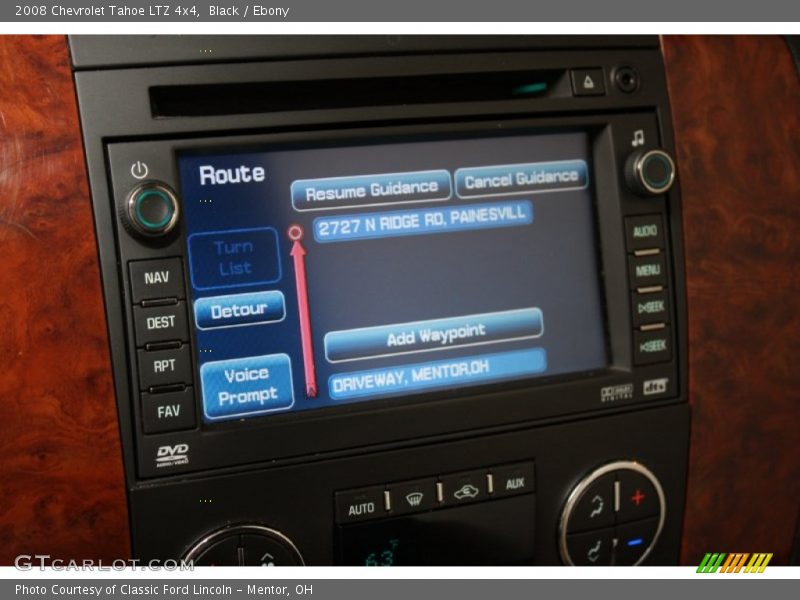 Black / Ebony 2008 Chevrolet Tahoe LTZ 4x4