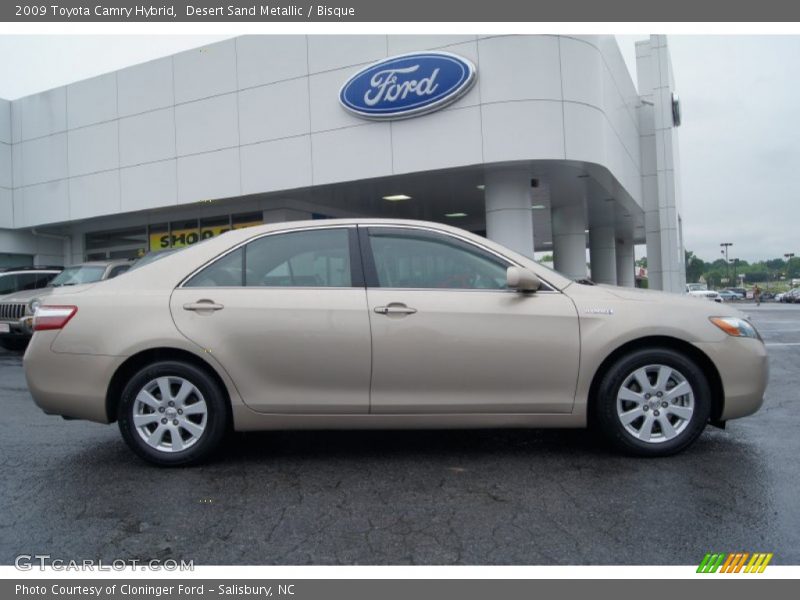 Desert Sand Metallic / Bisque 2009 Toyota Camry Hybrid