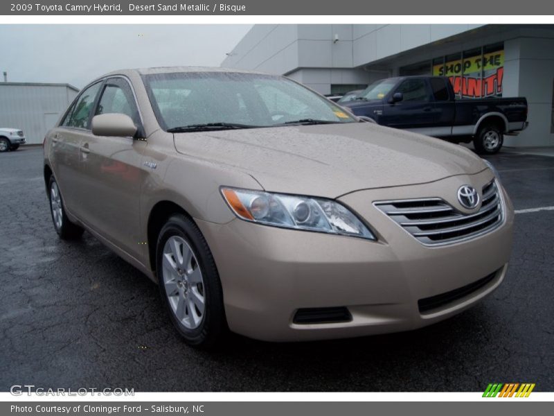 Desert Sand Metallic / Bisque 2009 Toyota Camry Hybrid