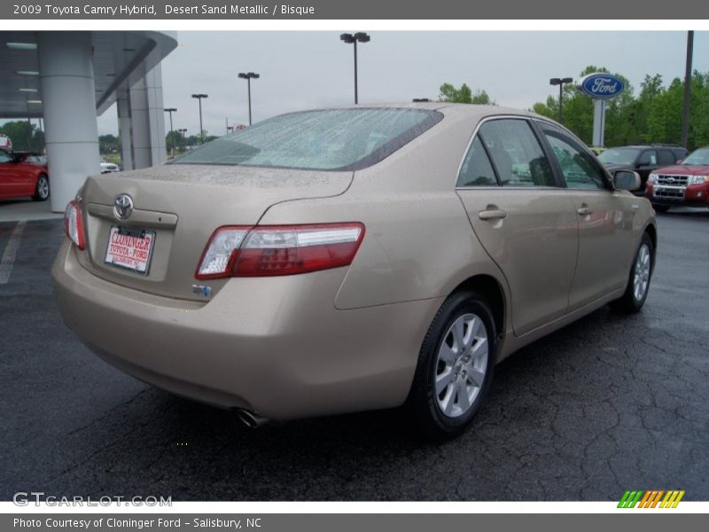 Desert Sand Metallic / Bisque 2009 Toyota Camry Hybrid