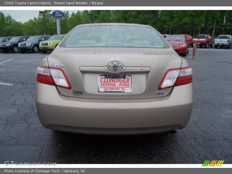 Desert Sand Metallic / Bisque 2009 Toyota Camry Hybrid