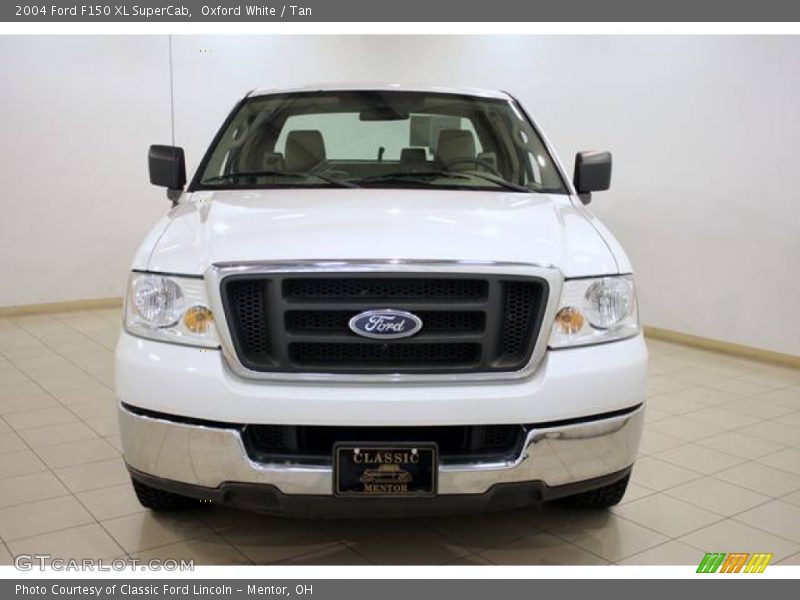 Oxford White / Tan 2004 Ford F150 XL SuperCab