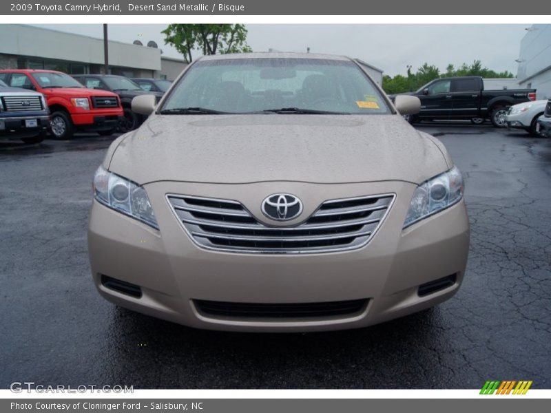 Desert Sand Metallic / Bisque 2009 Toyota Camry Hybrid