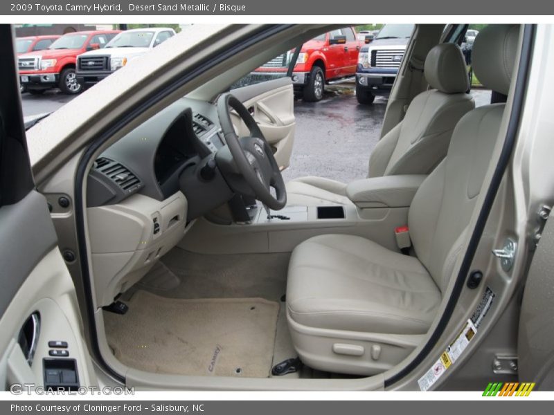 Desert Sand Metallic / Bisque 2009 Toyota Camry Hybrid