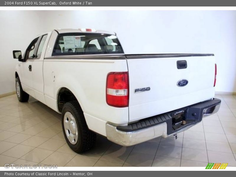 Oxford White / Tan 2004 Ford F150 XL SuperCab