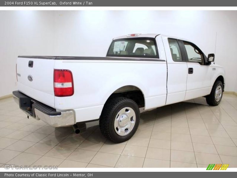Oxford White / Tan 2004 Ford F150 XL SuperCab
