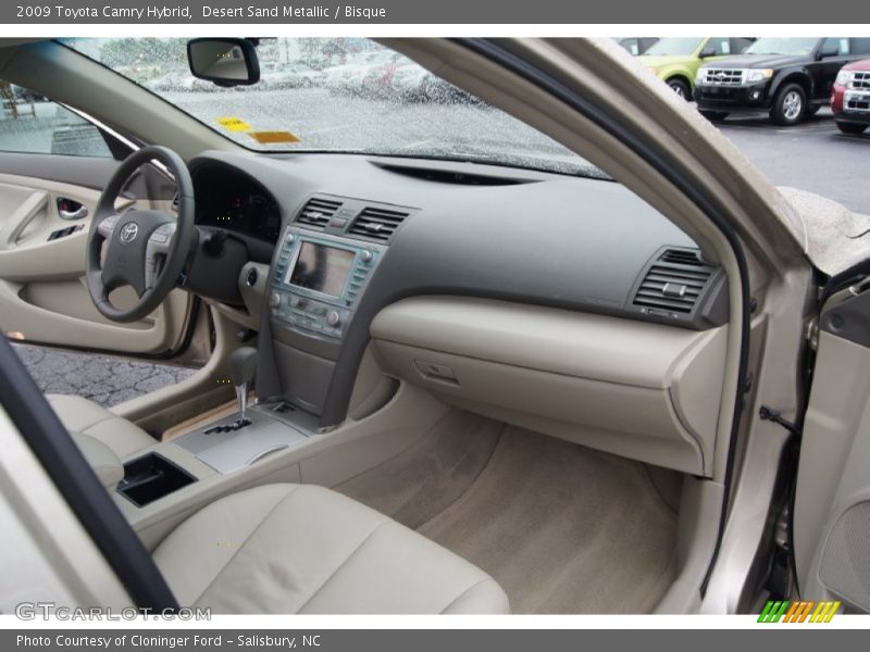 Desert Sand Metallic / Bisque 2009 Toyota Camry Hybrid
