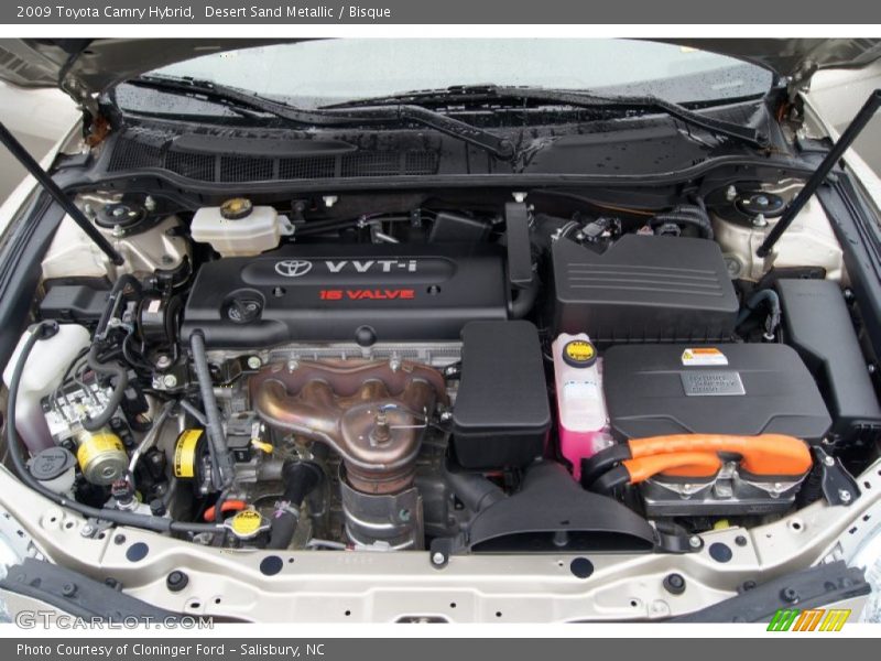 Desert Sand Metallic / Bisque 2009 Toyota Camry Hybrid