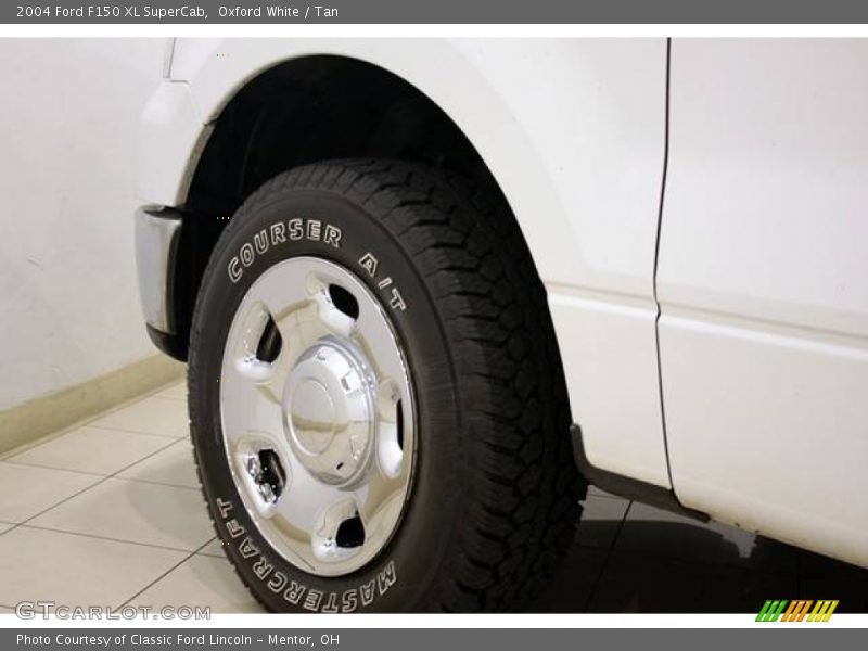Oxford White / Tan 2004 Ford F150 XL SuperCab