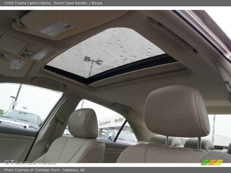 Desert Sand Metallic / Bisque 2009 Toyota Camry Hybrid