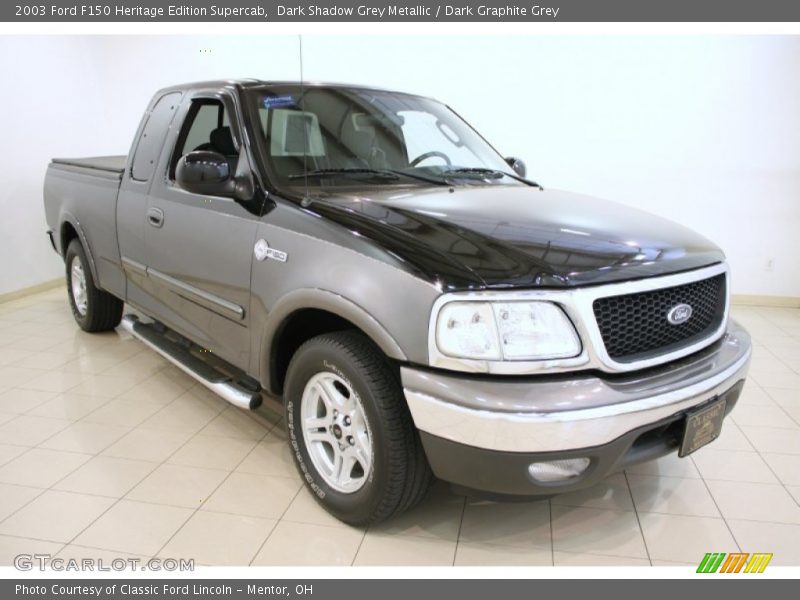 Dark Shadow Grey Metallic / Dark Graphite Grey 2003 Ford F150 Heritage Edition Supercab