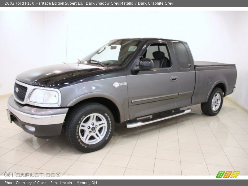 Dark Shadow Grey Metallic / Dark Graphite Grey 2003 Ford F150 Heritage Edition Supercab
