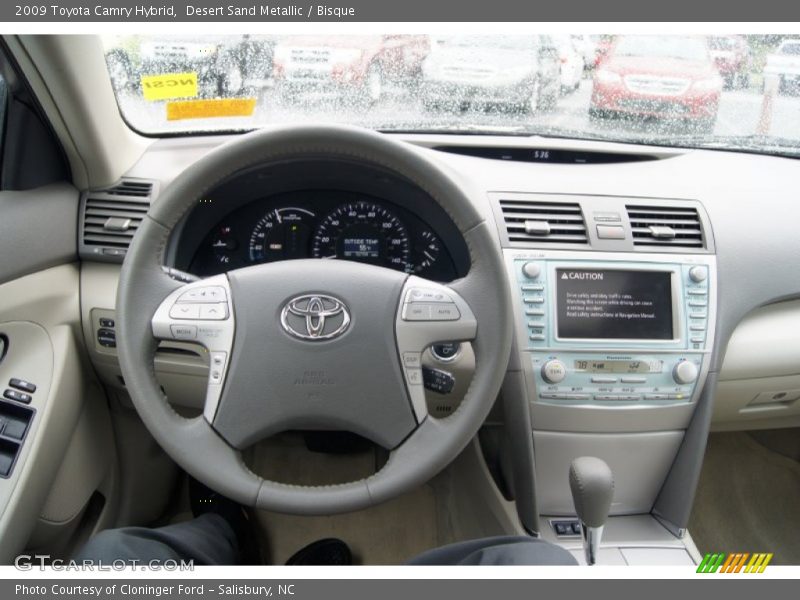 Desert Sand Metallic / Bisque 2009 Toyota Camry Hybrid