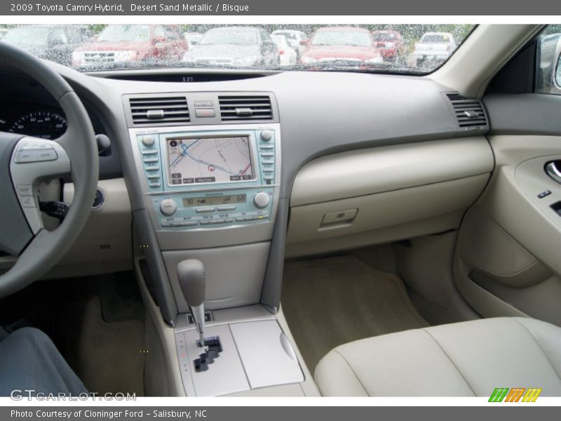 Desert Sand Metallic / Bisque 2009 Toyota Camry Hybrid