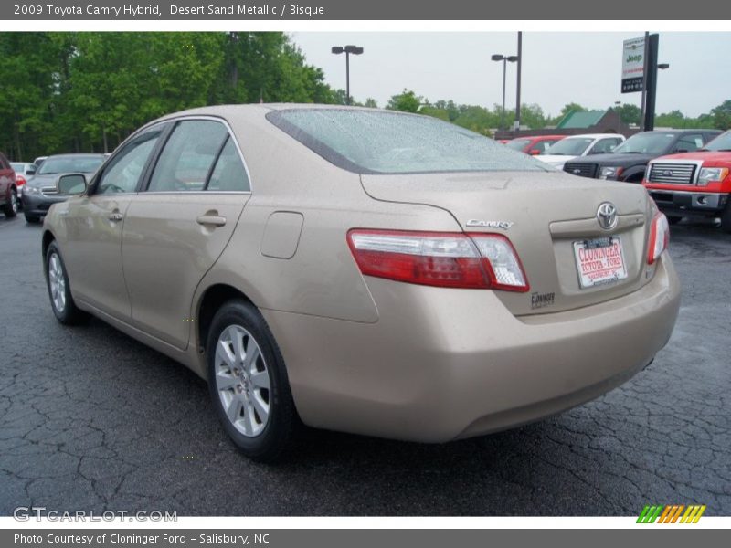 Desert Sand Metallic / Bisque 2009 Toyota Camry Hybrid