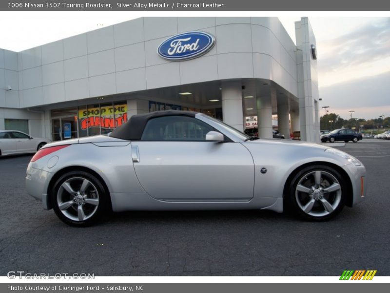 Silver Alloy Metallic / Charcoal Leather 2006 Nissan 350Z Touring Roadster