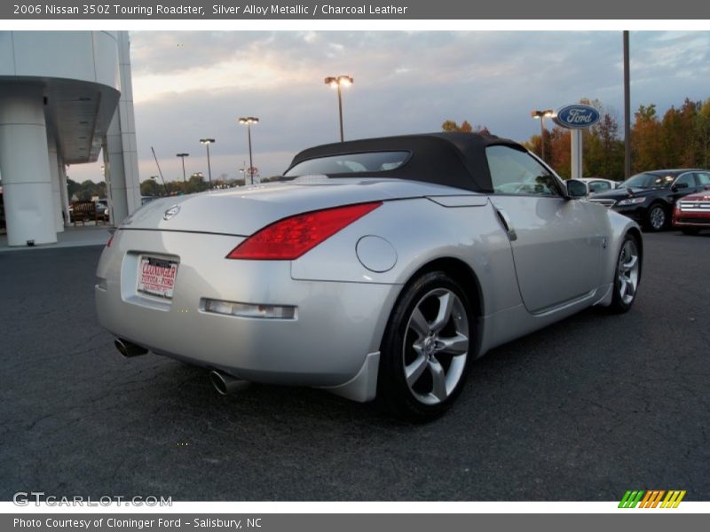 Silver Alloy Metallic / Charcoal Leather 2006 Nissan 350Z Touring Roadster