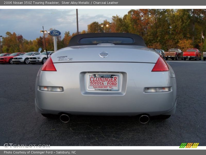 Silver Alloy Metallic / Charcoal Leather 2006 Nissan 350Z Touring Roadster