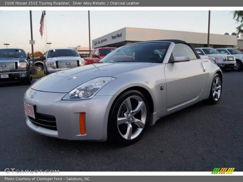 Silver Alloy Metallic / Charcoal Leather 2006 Nissan 350Z Touring Roadster