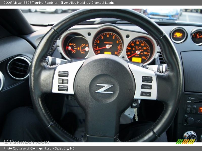 Silver Alloy Metallic / Charcoal Leather 2006 Nissan 350Z Touring Roadster