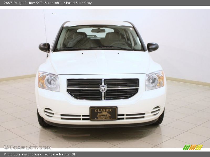 Stone White / Pastel Slate Gray 2007 Dodge Caliber SXT