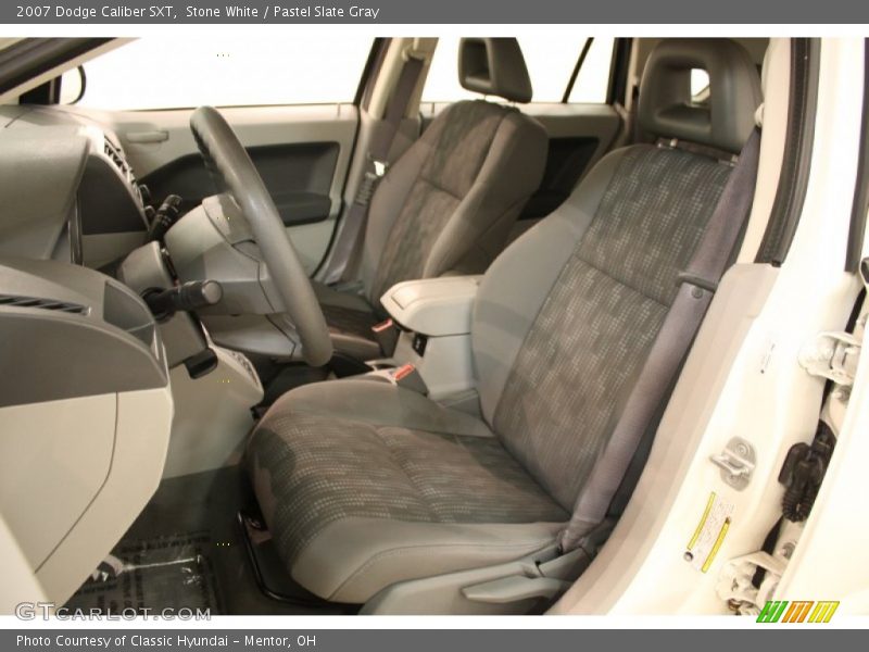Stone White / Pastel Slate Gray 2007 Dodge Caliber SXT