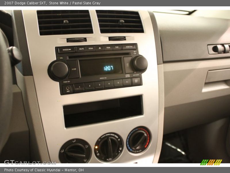 Stone White / Pastel Slate Gray 2007 Dodge Caliber SXT