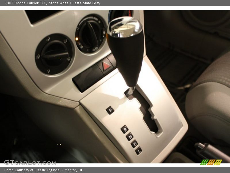 Stone White / Pastel Slate Gray 2007 Dodge Caliber SXT