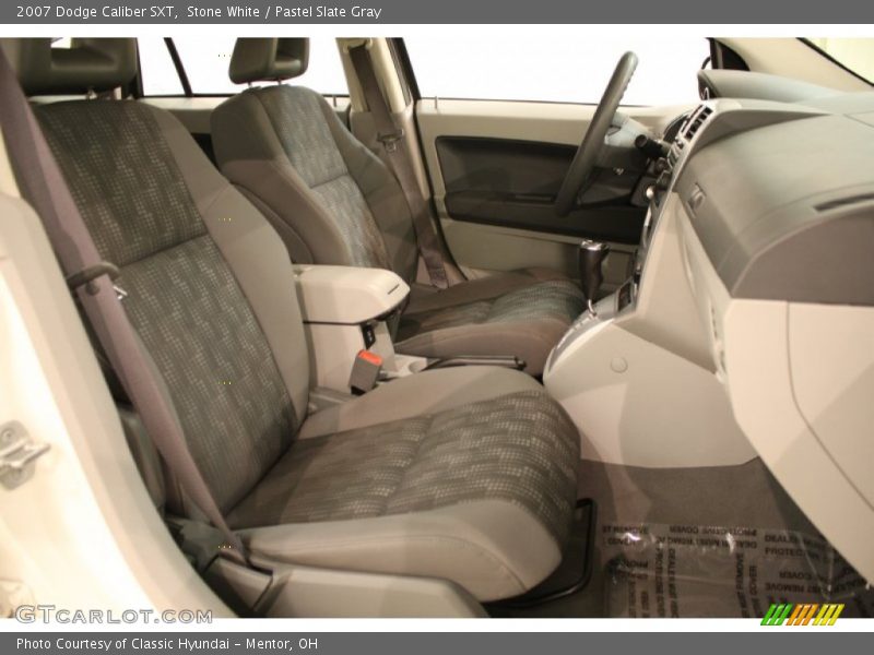 Stone White / Pastel Slate Gray 2007 Dodge Caliber SXT