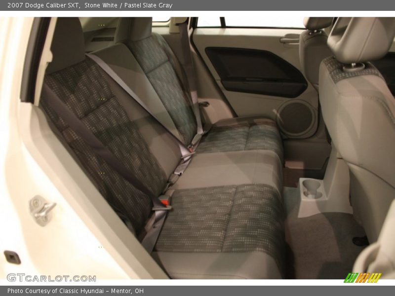Stone White / Pastel Slate Gray 2007 Dodge Caliber SXT