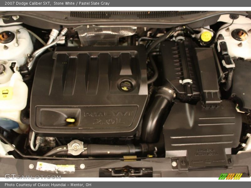 Stone White / Pastel Slate Gray 2007 Dodge Caliber SXT