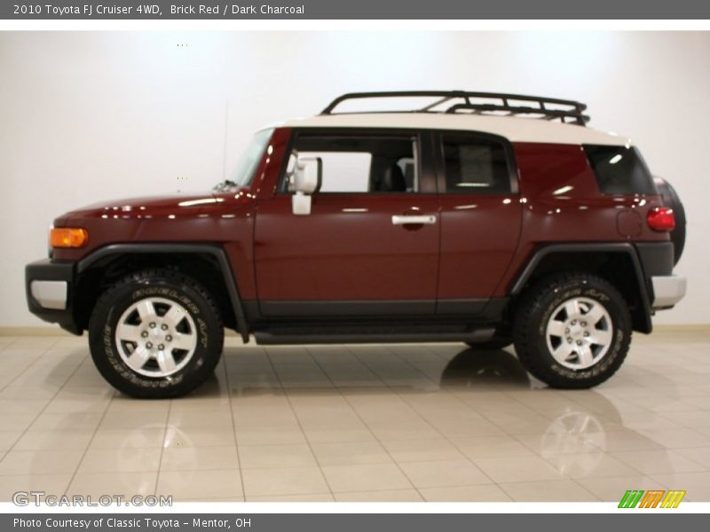 Brick Red / Dark Charcoal 2010 Toyota FJ Cruiser 4WD