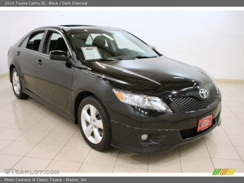 Black / Dark Charcoal 2010 Toyota Camry SE