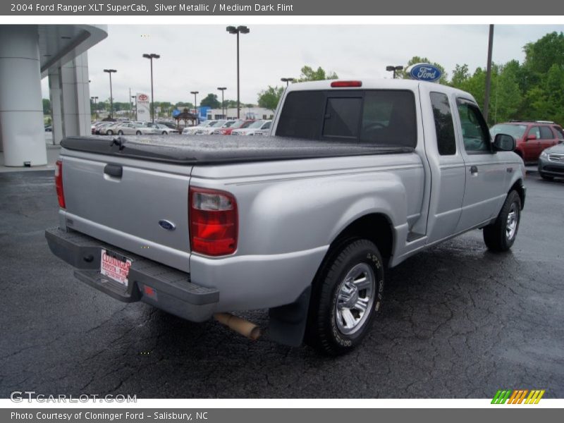 Silver Metallic / Medium Dark Flint 2004 Ford Ranger XLT SuperCab