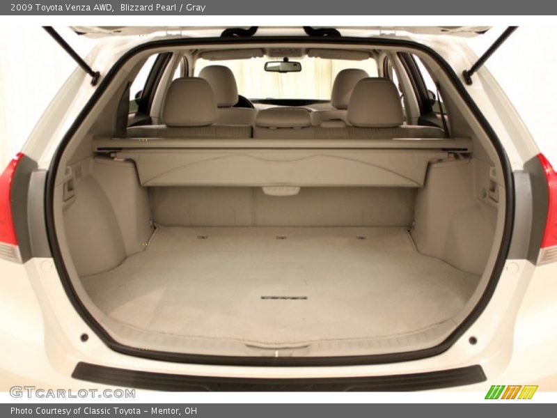 Blizzard Pearl / Gray 2009 Toyota Venza AWD