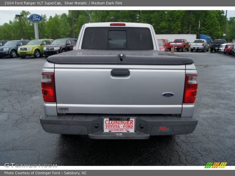 Silver Metallic / Medium Dark Flint 2004 Ford Ranger XLT SuperCab