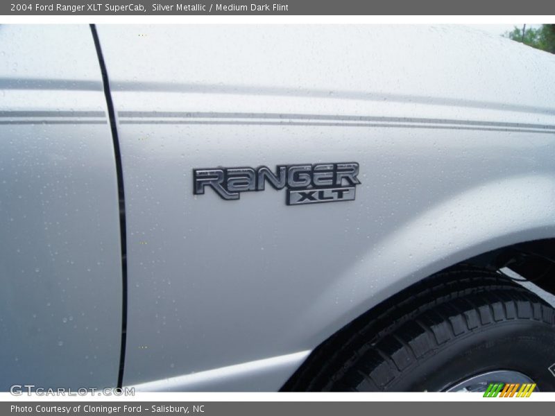 Silver Metallic / Medium Dark Flint 2004 Ford Ranger XLT SuperCab