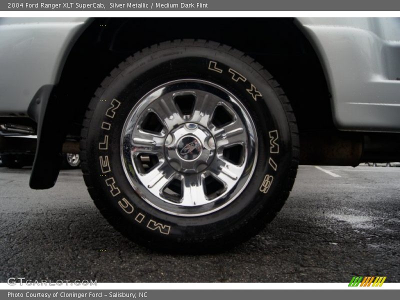 Silver Metallic / Medium Dark Flint 2004 Ford Ranger XLT SuperCab