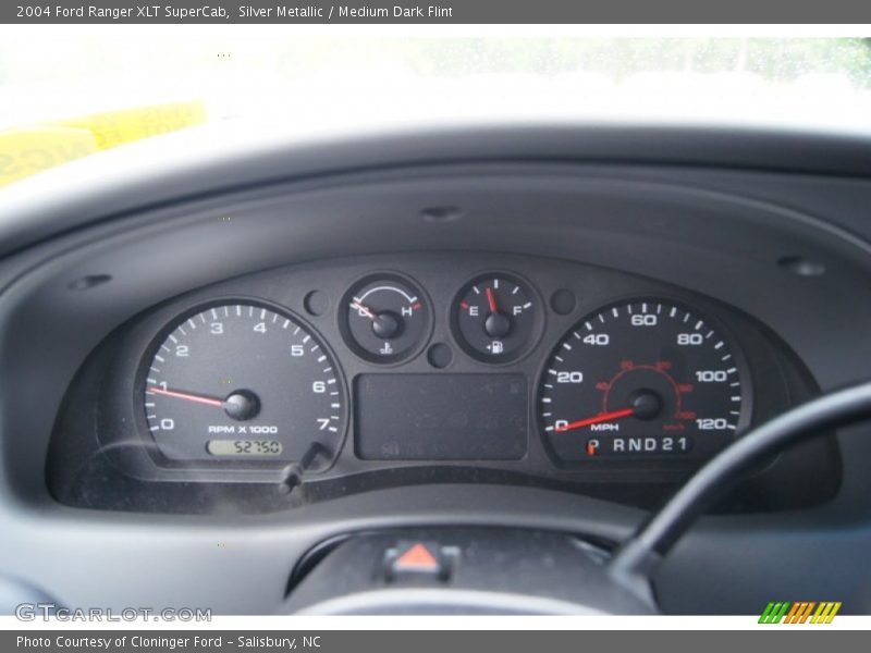 Silver Metallic / Medium Dark Flint 2004 Ford Ranger XLT SuperCab