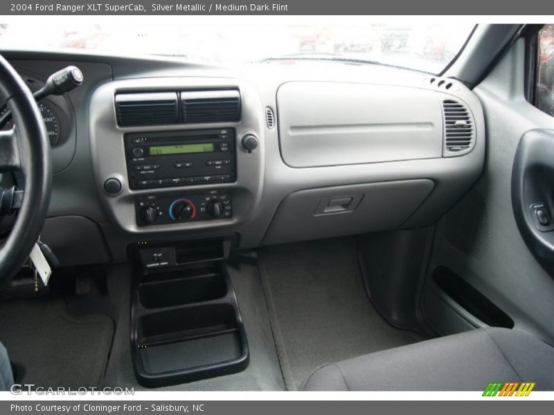 Silver Metallic / Medium Dark Flint 2004 Ford Ranger XLT SuperCab