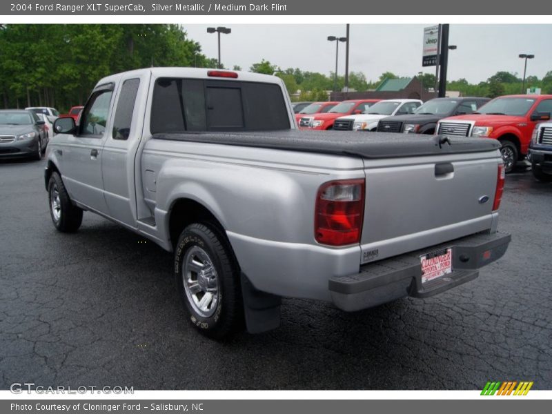 Silver Metallic / Medium Dark Flint 2004 Ford Ranger XLT SuperCab