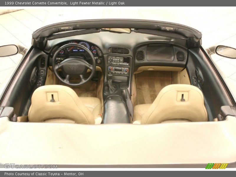 Light Pewter Metallic / Light Oak 1999 Chevrolet Corvette Convertible