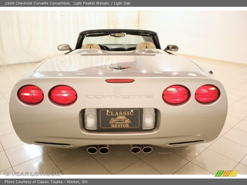 Light Pewter Metallic / Light Oak 1999 Chevrolet Corvette Convertible