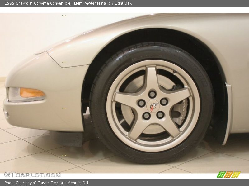 Light Pewter Metallic / Light Oak 1999 Chevrolet Corvette Convertible
