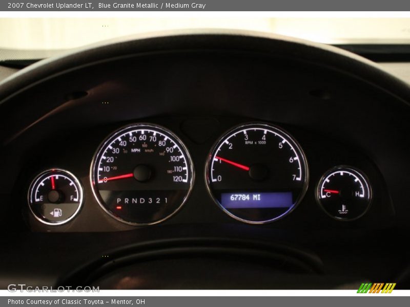 Blue Granite Metallic / Medium Gray 2007 Chevrolet Uplander LT