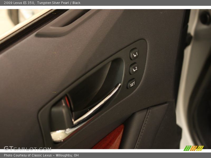 Tungsten Silver Pearl / Black 2009 Lexus ES 350