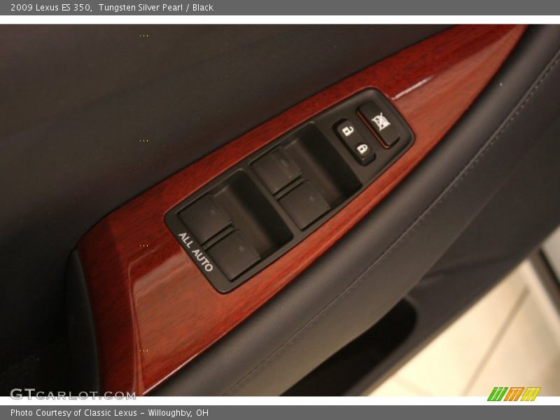 Tungsten Silver Pearl / Black 2009 Lexus ES 350