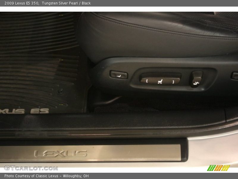 Tungsten Silver Pearl / Black 2009 Lexus ES 350