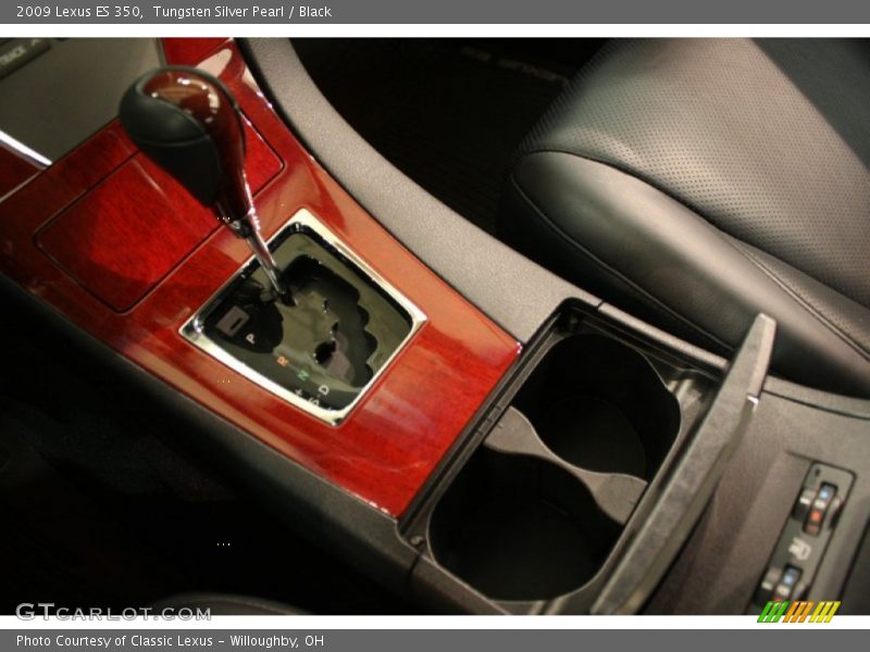 Tungsten Silver Pearl / Black 2009 Lexus ES 350